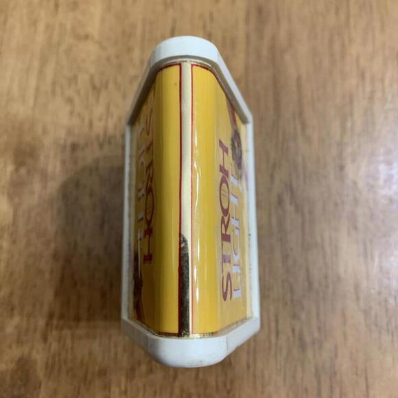 Stroh Light Beer Tap Handle White Plastic Angled 3 Inch Tall 03871​​ - Picture 4 of 4